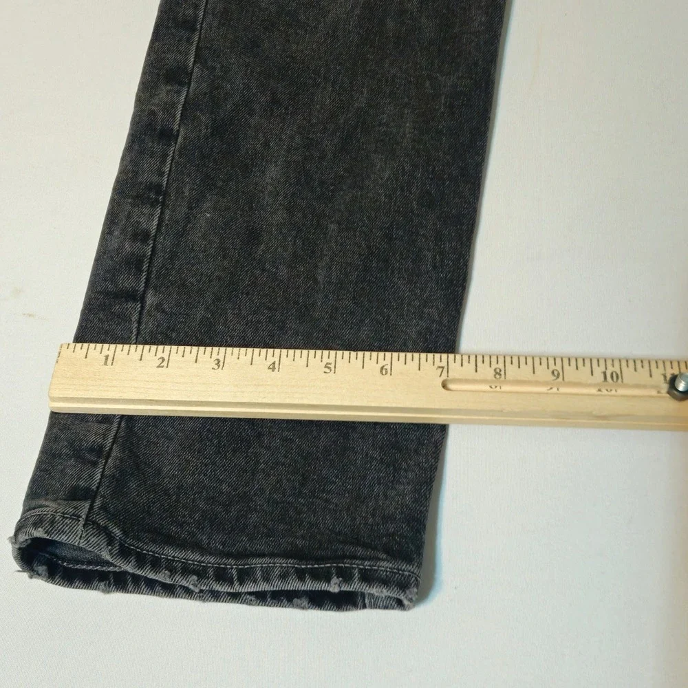 Madewell Jeans Mens‎ 34x34 Black Slim Fit Faded Dark Wash Denim Pants